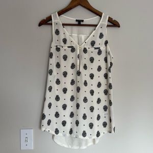 Express Patterned Blouse Tank